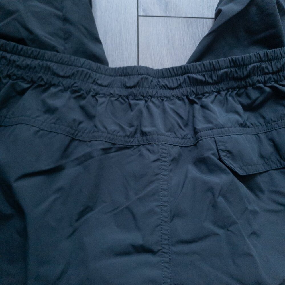 Dark Gray Windbreaker Wide Leg Jogger Sweatpants - Picture 7 of 7